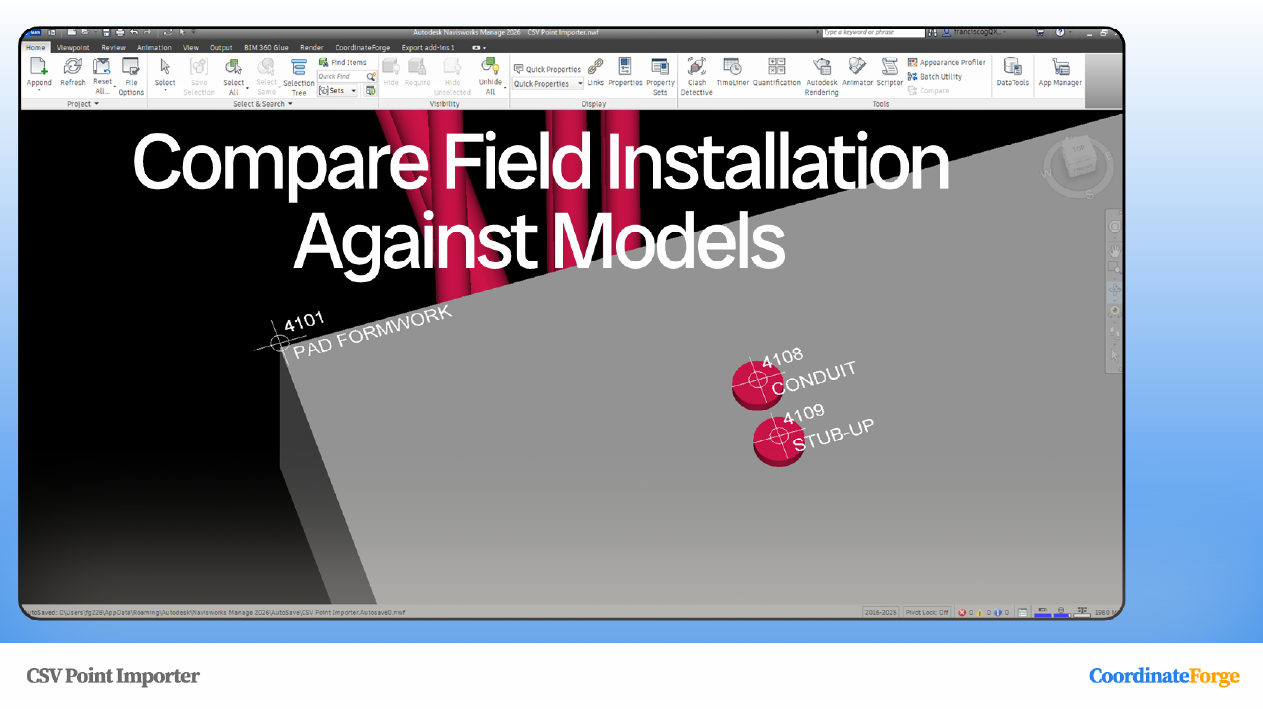 Compare field installation against models